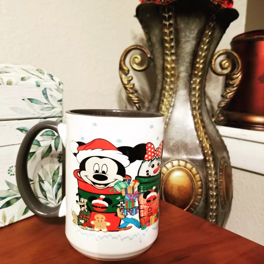 Custom Mickey mouse latte mug